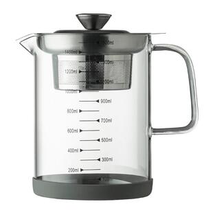 onlycook过滤油壶食品级沥油壶耐高温玻璃储油罐带过滤网过滤油渣