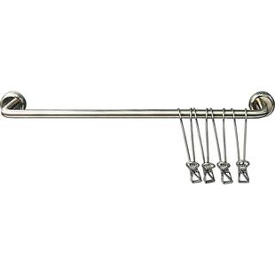 不锈钢磁吸挂杆冰箱贴家用厨房洞洞板铁皮柜免打孔抹布手套置物架