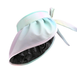 lackpard防晒帽冬季女防紫外线太阳帽遮阳贝壳帽大帽檐黑胶空顶帽