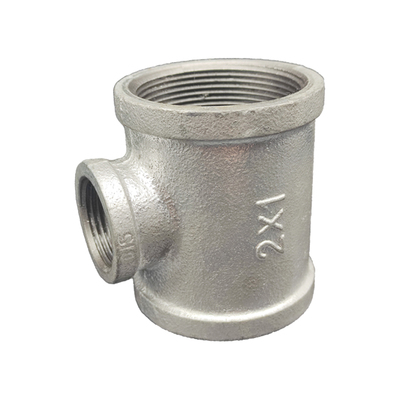 热镀锌中小三通玛钢管件异径三通内螺纹消防水管镀锌中小三通接头