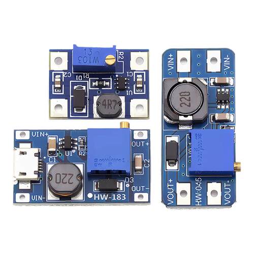 2a升压板DC-DC可调升压稳压电源模块mt3608输入2-24V升5/9/12/28V