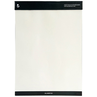 屿鱼文创原创设计B5简约拍纸本上课会议记录学生便签本绘画可撕本