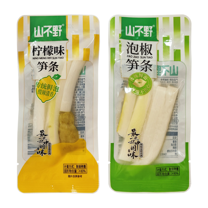 山不野泡椒笋条柠檬味笋条