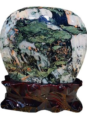 五色石七彩天然桌面中式石头