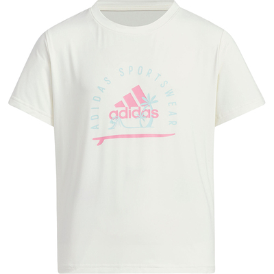 阿迪达斯儿童印花运动短袖T恤