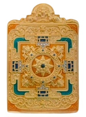 唐卡坛城壳子吊坠民族风