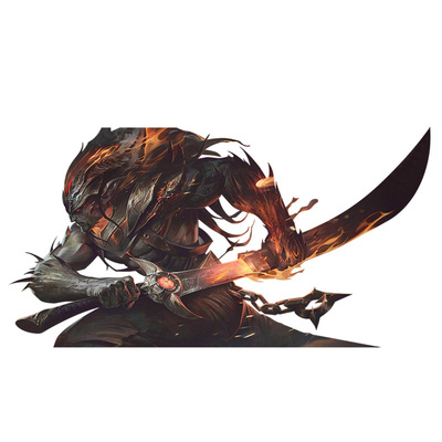 英雄联盟赵信锐雯寒冰两侧车贴纸