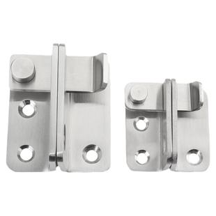 加厚不锈钢插销锁防盗门闩明装木门铁门窗防盗搭扣锁门栓锁挂锁