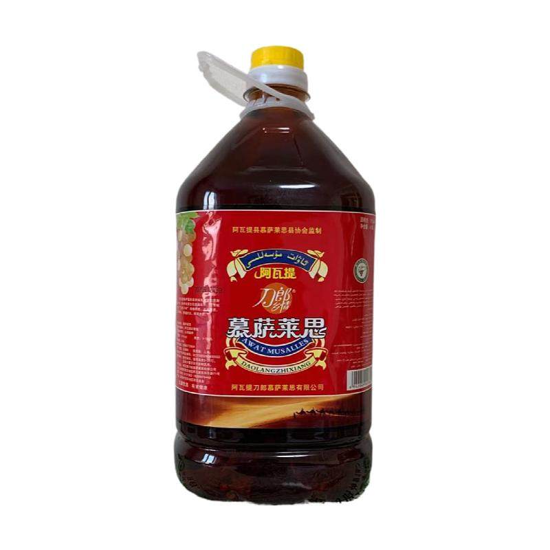 整箱4.6Lx4桶阿瓦提慕萨莱思整箱桶装新疆特产自酿甜型红葡萄酒