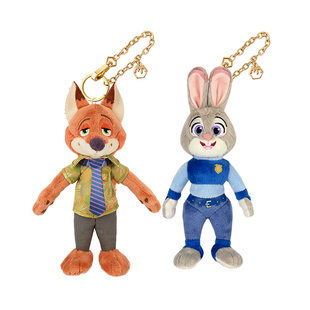 迪士尼正版potdemiel蜂蜜罐尼克朱迪包挂件玩偶公仔潮流男女礼物