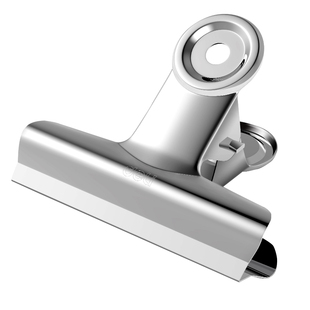 得力圆形冷轧钢铁夹子不易生锈美术生绘画固定学生文件报纸夹山形圆形铁票夹办公用品金属票据夹晾衣服家用