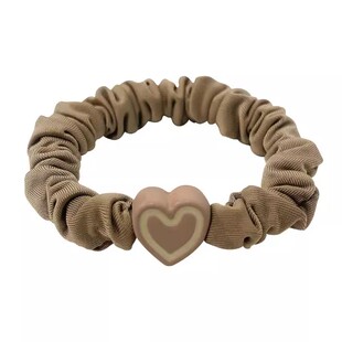 ins风可爱头绳高弹力皮筋扎头发高马尾加粗发圈头饰韩版爱心头绳