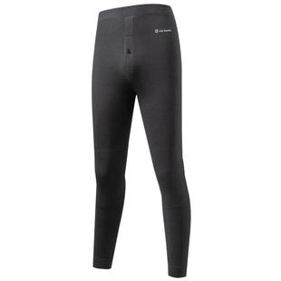 海澜之家25年秋冬新款男士保暖裤加绒加厚护膝双面磨毛打底裤抗菌