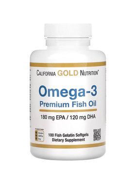 【自营】CGN欧米伽3优质鱼油高纯度omega3深海鱼油成人胶囊100粒