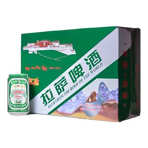 拉萨啤酒绿听装355ml*24罐装整箱