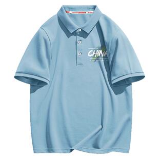短袖男款polo衫夏季2026新款青少年翻领半袖上衣初中生夏装t恤男
