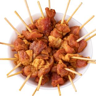 内蒙牙签羊肉串空气炸锅家庭烧烤食材炸串冷冻半成品小朋友超爱吃
