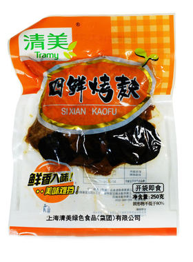 上海清美鲜汁小白干四鲜烤麸素鸡