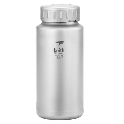 keith铠斯运动水壶纯钛宽口轻质