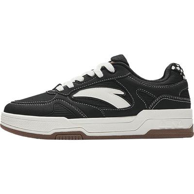 【王一博同款】安踏赛博丨经典低帮黑白板鞋女鞋百搭小白鞋运动鞋