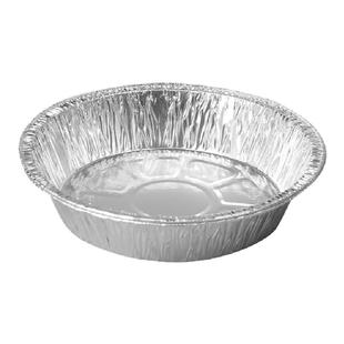 一次性烘焙蛋挞托圆形锡纸盒可明火烤箱锡纸铝箔盒食品烤盘餐盒