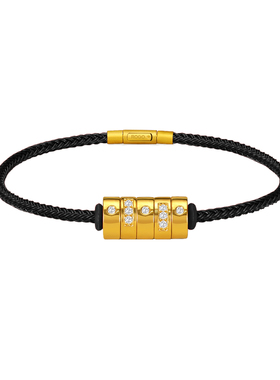 摩斯密码本命年情侣手链新年礼物