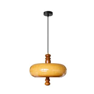 Lynn's立意 高级感中古餐厅吊灯 侘寂灯餐桌上方法式茶室卧室主灯