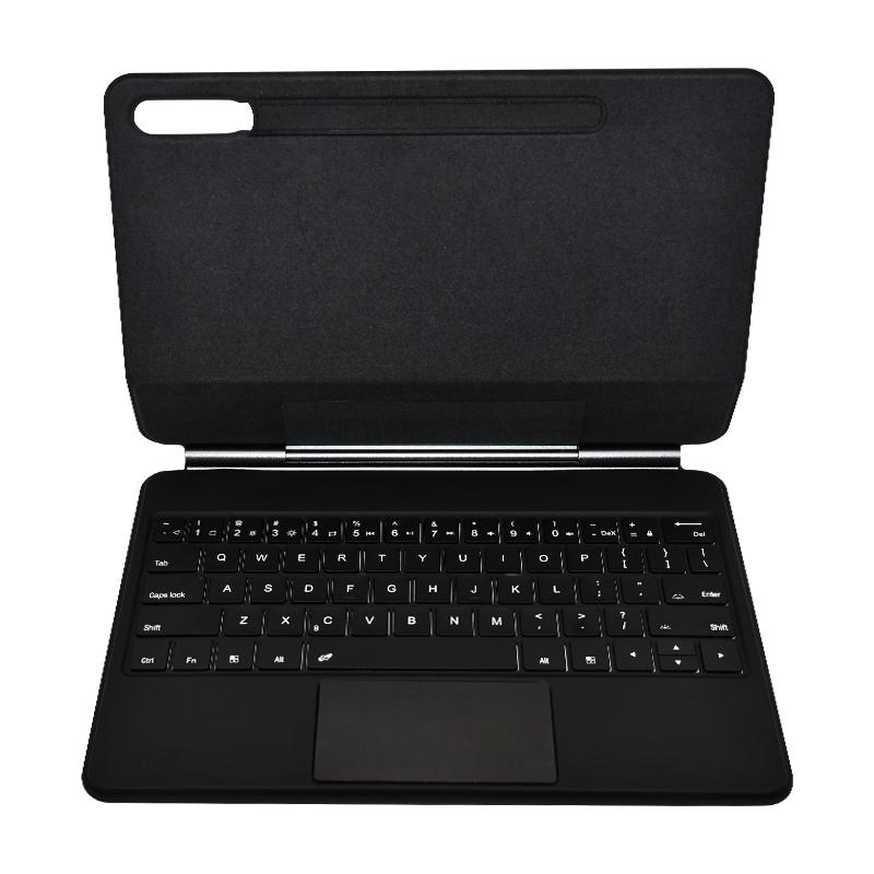JEXIWE适用三星galaxy tab s7/S8/S9FE+平板电脑磁吸悬浮妙控键盘11寸触控板一体保护套蓝牙鼠标保护套装12.4