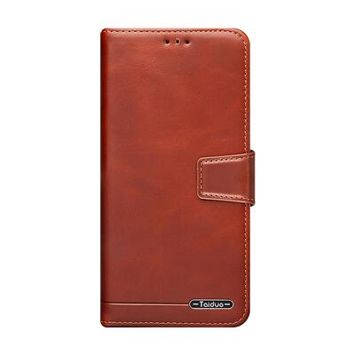 适用于苹果16pro翻盖真皮手机壳