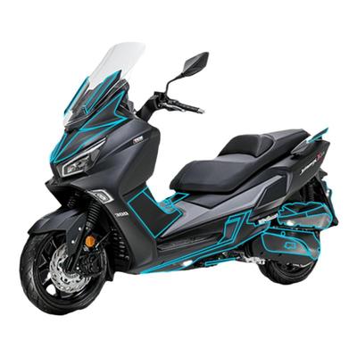 适用三阳九妹Z300Plus碳纤维贴