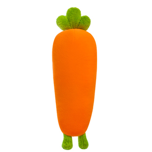 正版胡萝卜兔抱枕长条枕头可爱布娃娃柔软床上懒人夹腿毛绒玩具女