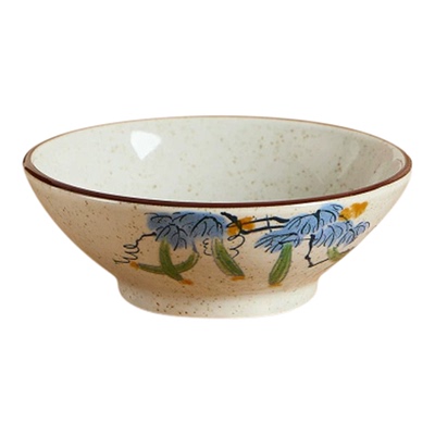 中式复古陶瓷家用碗釉下彩喝酒米酒碗火锅蘸料碗小汤碗拌面碗饭碗