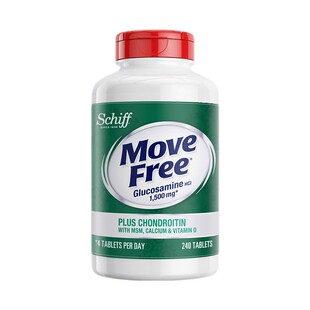 Move Free美国益节氨糖软骨素高钙维骨力关节灵绿瓶中老年人补钙