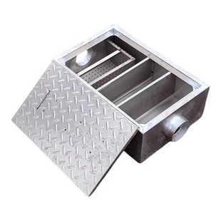 304不锈钢地埋式隔油池地沟油水分离器餐饮厨房三级化油池沉淀池