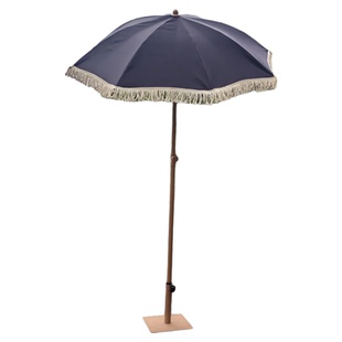 高品质黑色桌椅便携伸缩伞防紫外线防晒庭院露台折叠伞沙滩海滩伞