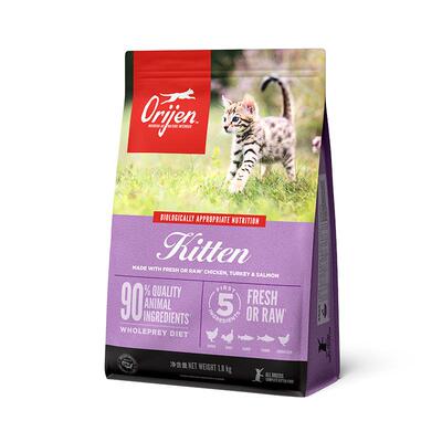 【官方正品】Orijen渴望猫粮幼猫猫咪鸡肉无谷进口猫粮1.8/5.4kg