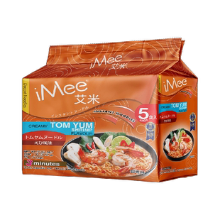 泰国进口iMee艾米方便面泰式冬阴功虾味网红泡面夜宵速食