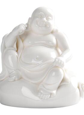 弥勒佛摆件客厅家居电视柜招财小号禅意装饰工艺品大肚笑佛像车载