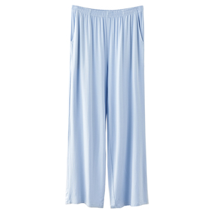 莫代尔可外穿睡裤男士薄款春季宽松大码抗菌长裤空调房专用家居裤