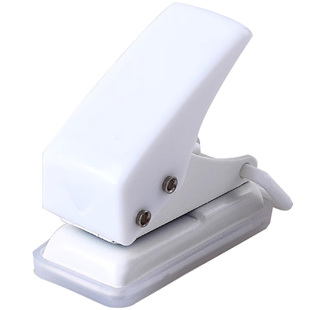 迷你打孔机可爱圆形单孔打孔器学生装订活页手账纸张装订器打洞器