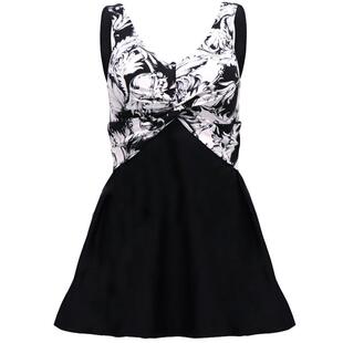 BE范德安大码胖MM裙式泳衣 时尚修身显瘦度假海滩泳衣