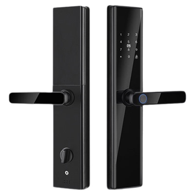 咚咚指纹铝合金钢化玻璃智能锁