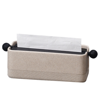 轻奢下沉式擦手纸巾盒洗手间擦手纸盒高级感卫生间台面抹手抽纸盒