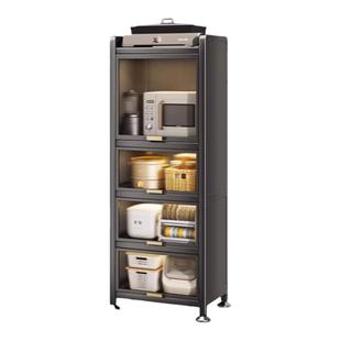 厨房夹缝置物架窄款落地多层多功能柜子储物柜靠墙冰箱缝隙收纳柜