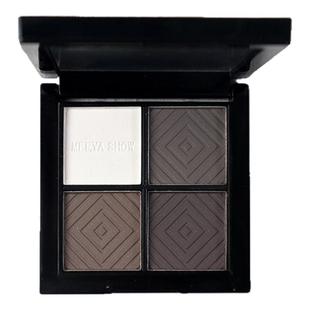 仿妆恶女烟熏妆深棕黑灰色哑光眼影盘日常大地色茶色眼影裸妆新手