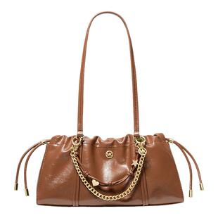 【夏季新品】MICHAEL KORS MK Matilda 女士中号油蜡皮革肩背包