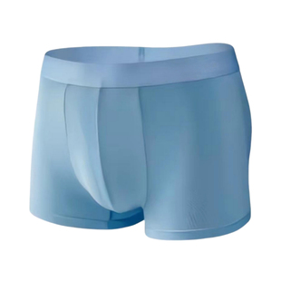 男士内裤男生冰丝无痕无痕抗菌抑菌大码透气四角短裤衩底裤头纯棉