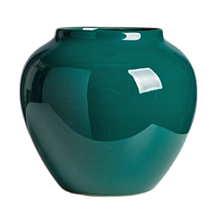 新中式花瓶陶瓷摆件客厅插花简约干花富贵竹装饰水培鲜花花盆绿色