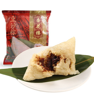 杏花楼中华老字号豆沙粽新鲜早餐速食甜粽真空粽大号端午粽子团购
