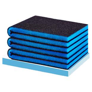 yee鱼缸过滤生化棉黑培菌净水除臭水族箱专用厚海绵粗孔过滤材料